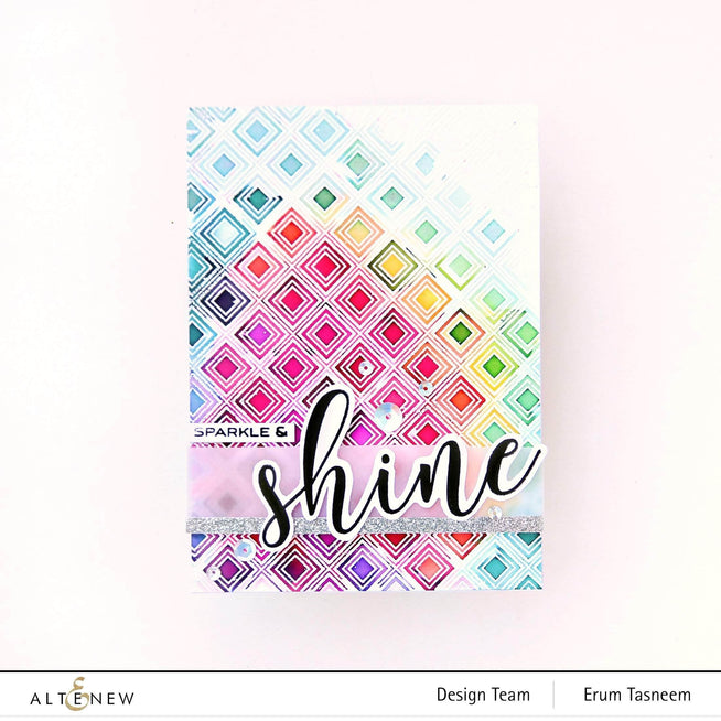 Photocentric Clear Stamps Shine Like a Diamond Stamp Set