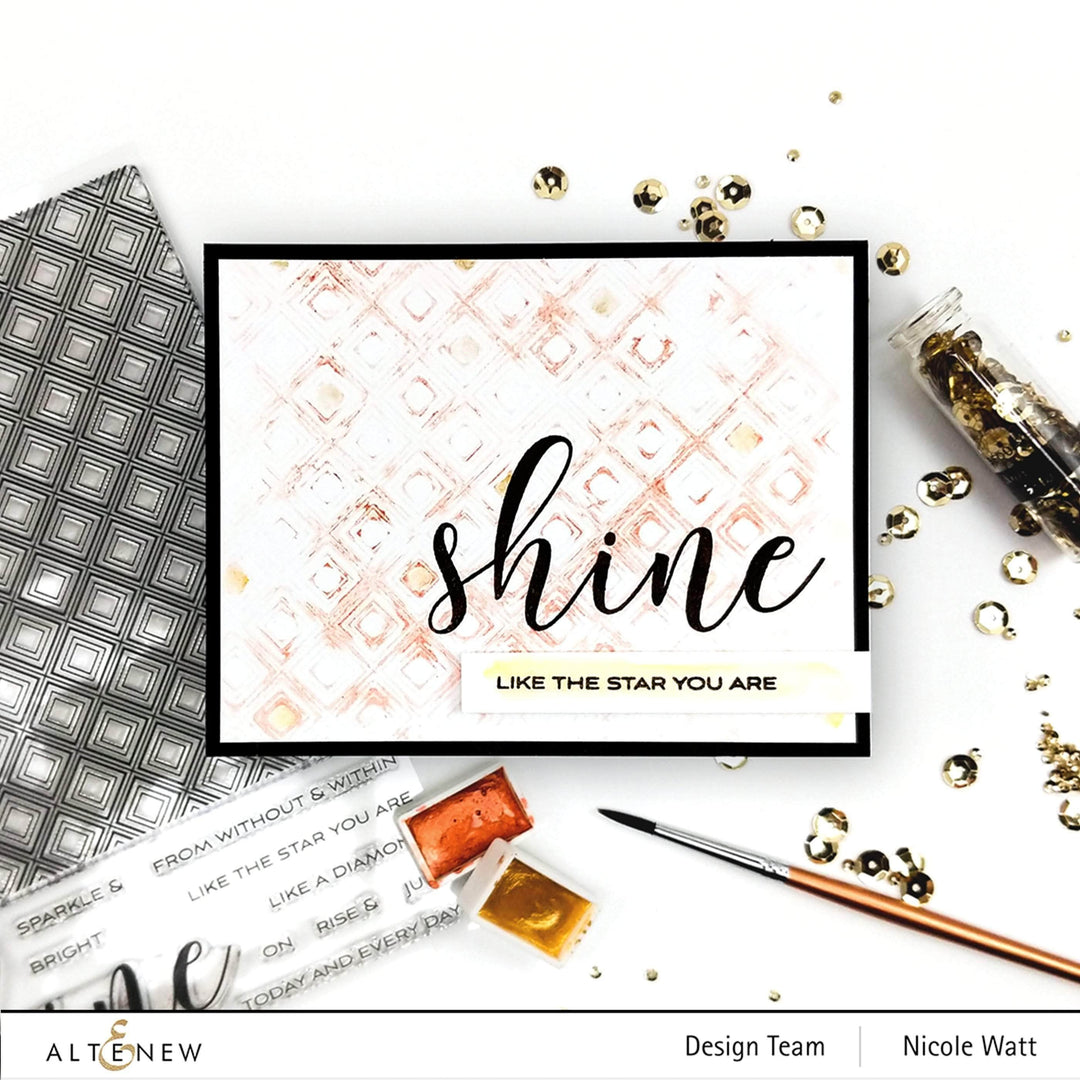 Photocentric Clear Stamps Shine Like a Diamond Stamp Set