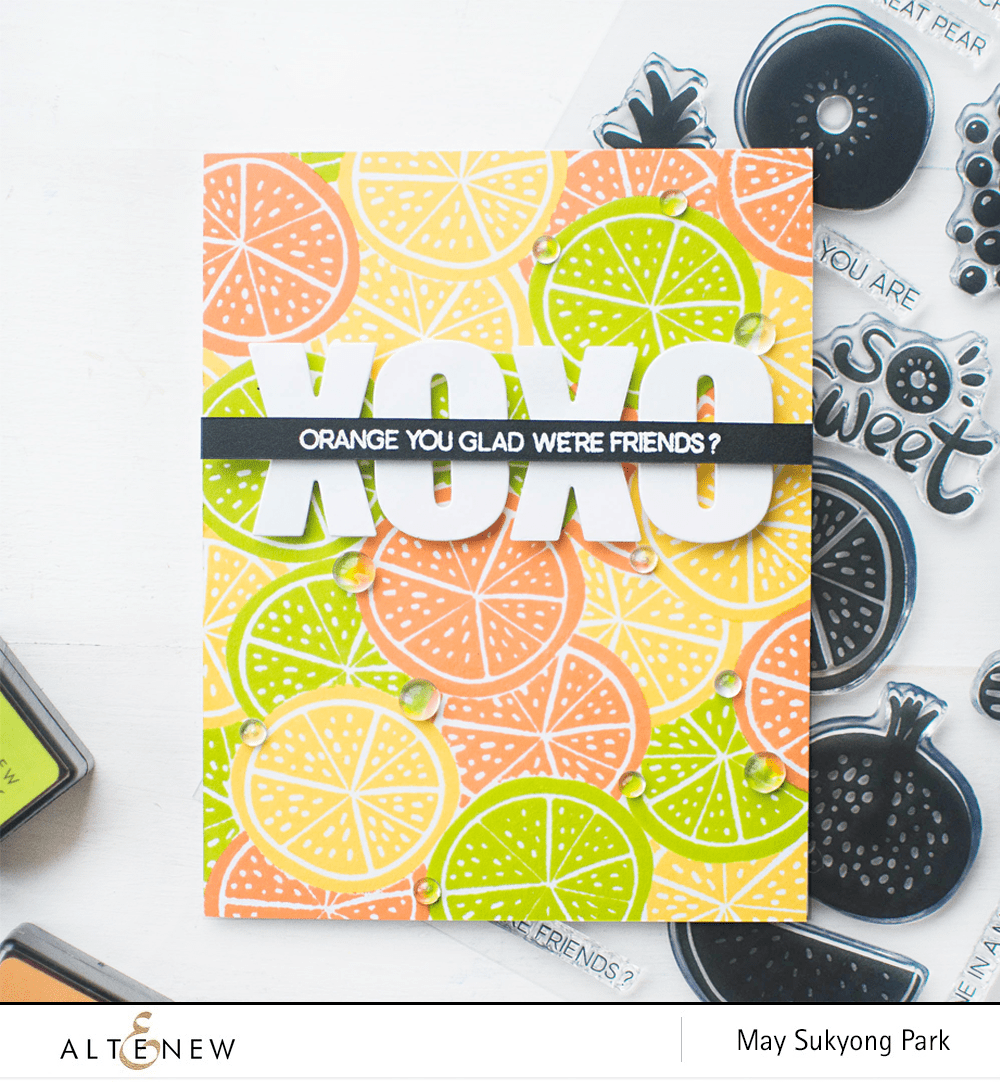 Photocentric Clear Stamps Simple Fruits Stamp Set