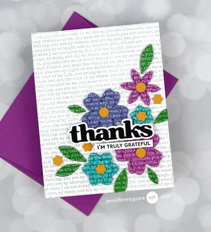 PMA Industries, Inc. Clear Stamps Sincere Sentiments Stamp Set