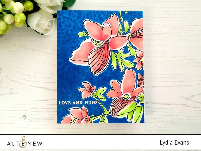 Photocentric Clear Stamps Sketchy Floral Stamp Set