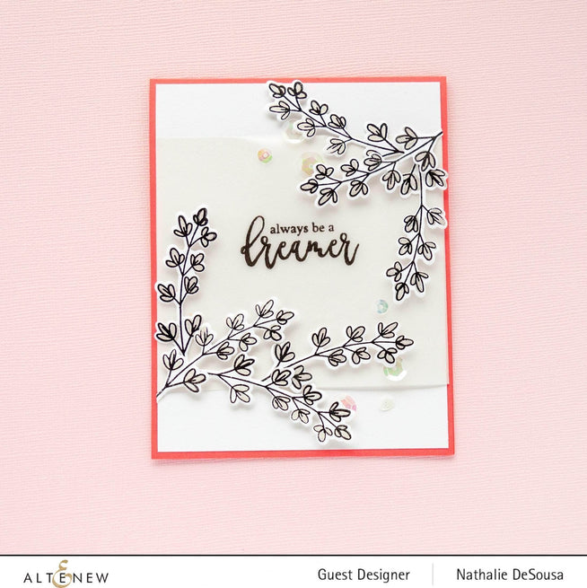 Photocentric Clear Stamps Sophisticated Wreath Stamp Set