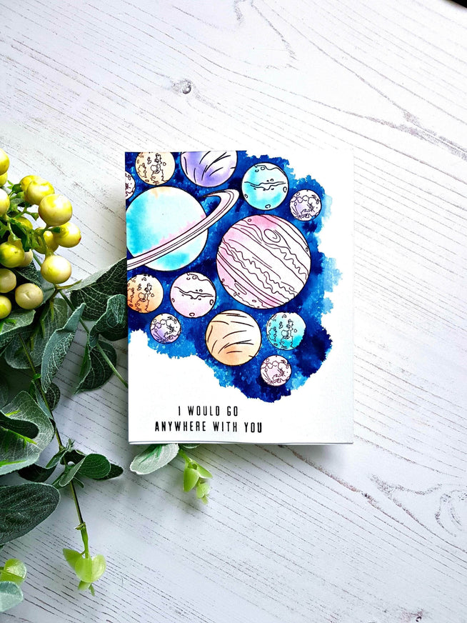 Photocentric Clear Stamps Space Travel Stamp Set