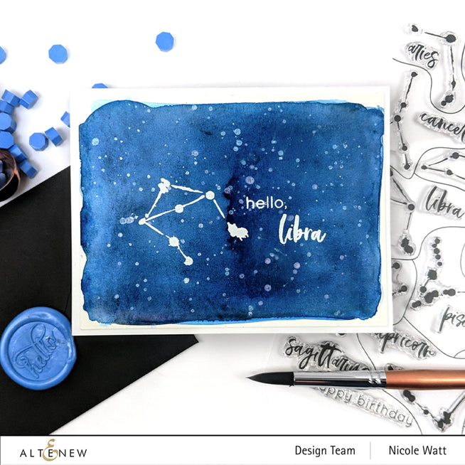 Photocentric Clear Stamps Splatter Constellations Stamp Set
