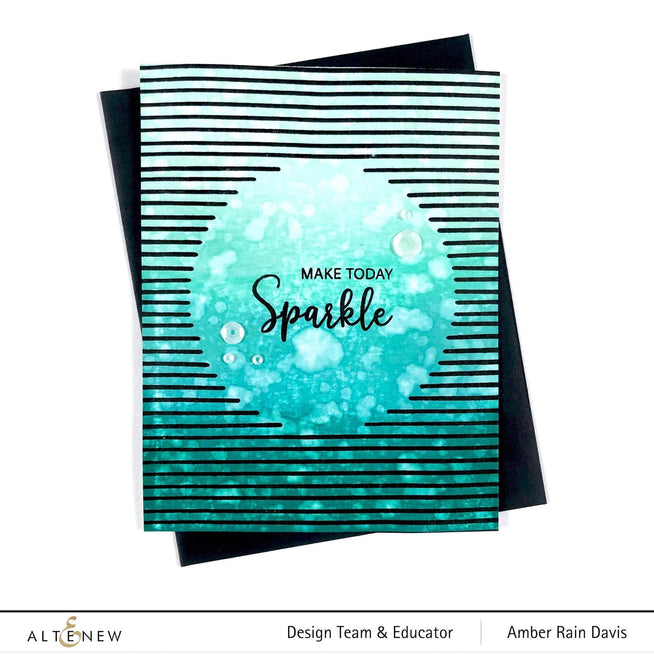 Photocentric Clear Stamps Striped Circle Stamp Set