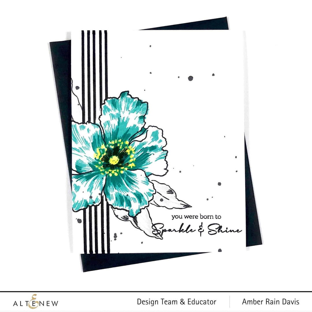 Photocentric Clear Stamps Striped Circle Stamp Set