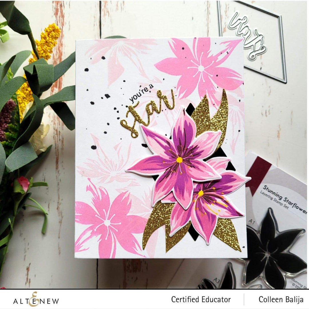 Photocentric Clear Stamps Stunning Starflowers Stamp Set
