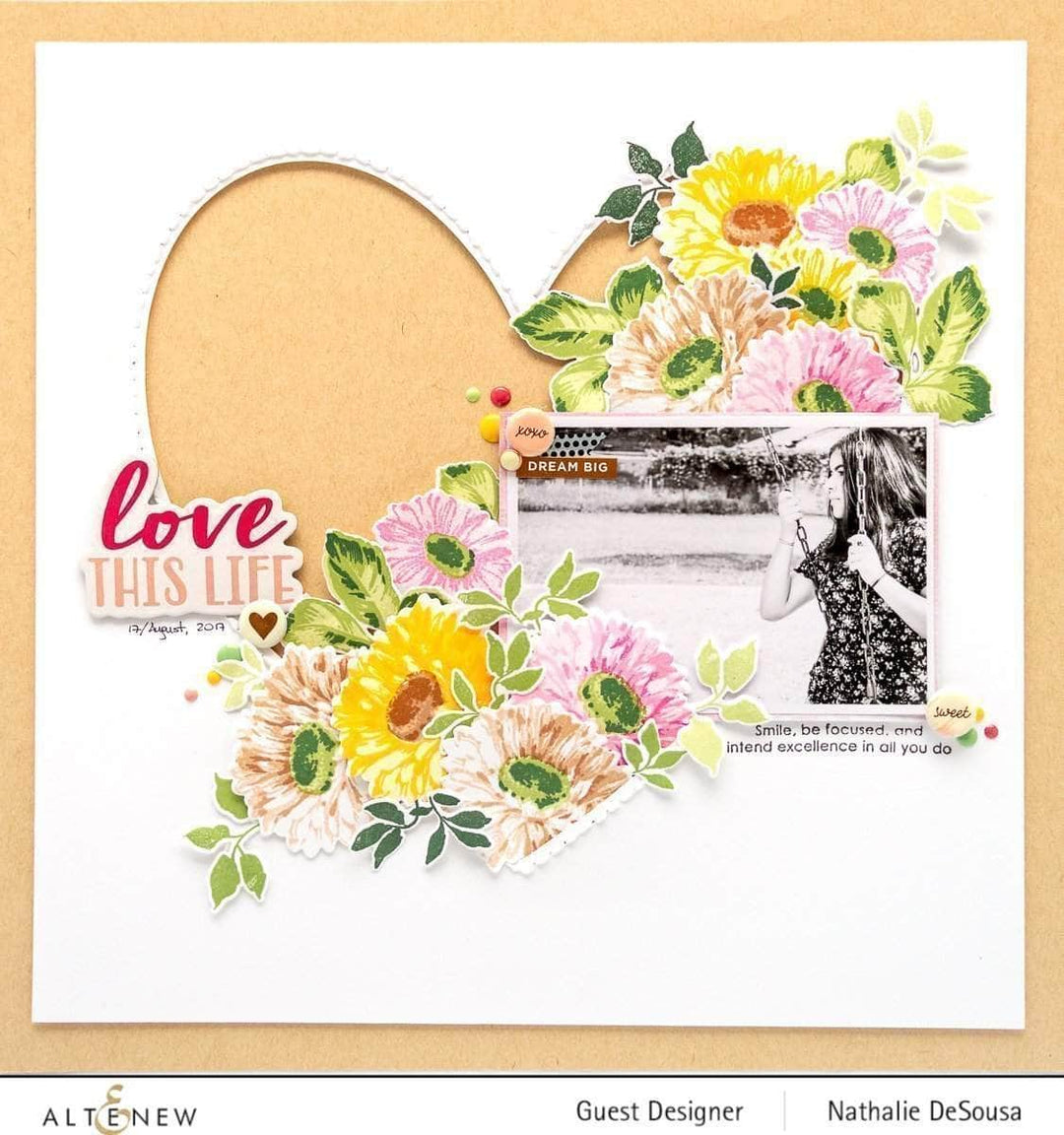 Photocentric Clear Stamps Sunflower Daisy Stamp Set