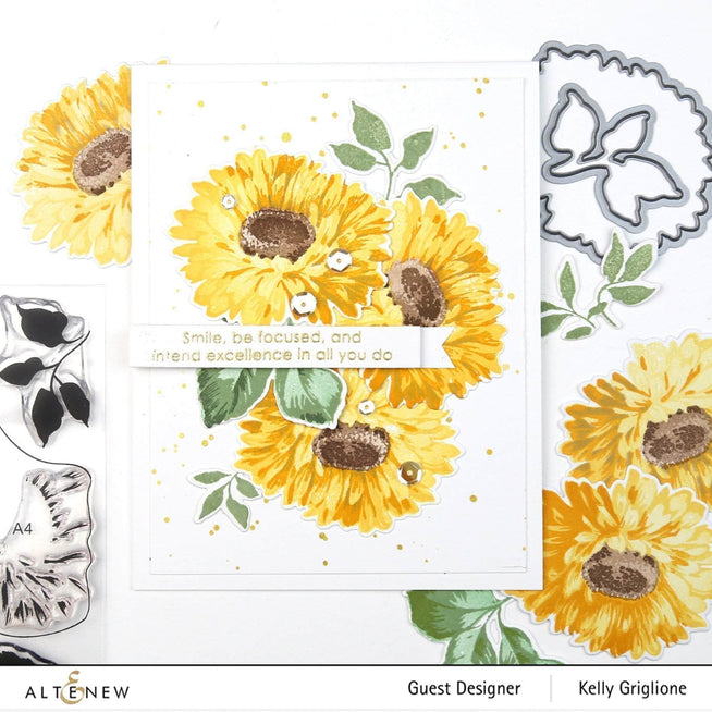 Photocentric Clear Stamps Sunflower Daisy Stamp Set
