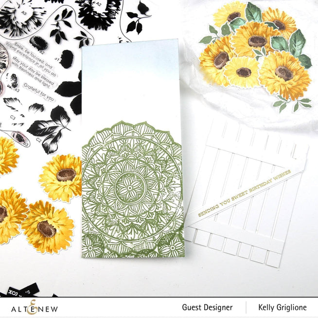 Photocentric Clear Stamps Sunflower Daisy Stamp Set