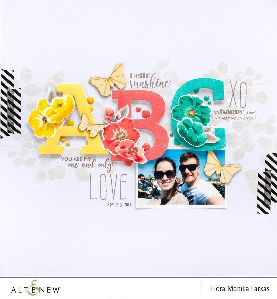 Photocentric Clear Stamps Tall Alpha Stamp Set