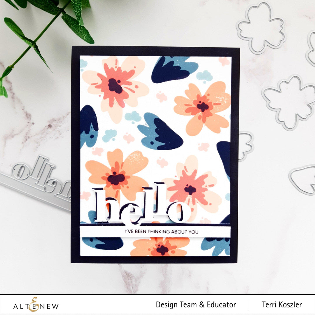Photocentric Clear Stamps Tiny Sentiments: Hello Stamp Set