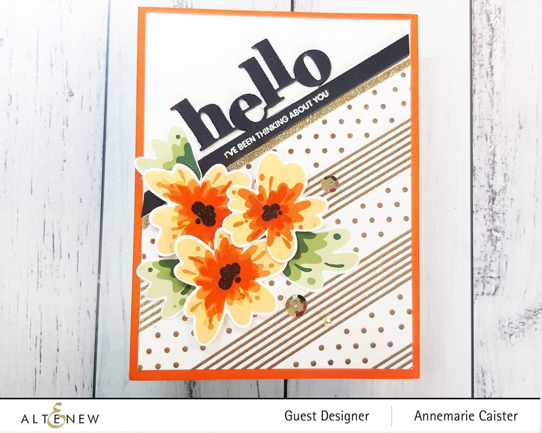 Photocentric Clear Stamps Tiny Sentiments: Hello Stamp Set