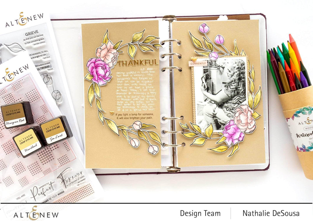 Photocentric Clear Stamps Tranquility Rose Stamp Set