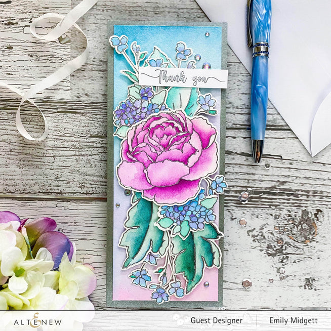 Photocentric Clear Stamps Tranquility Rose Stamp Set