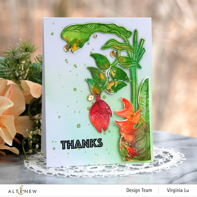 Photocentric Clear Stamps Tropical Jungle Stamp Set