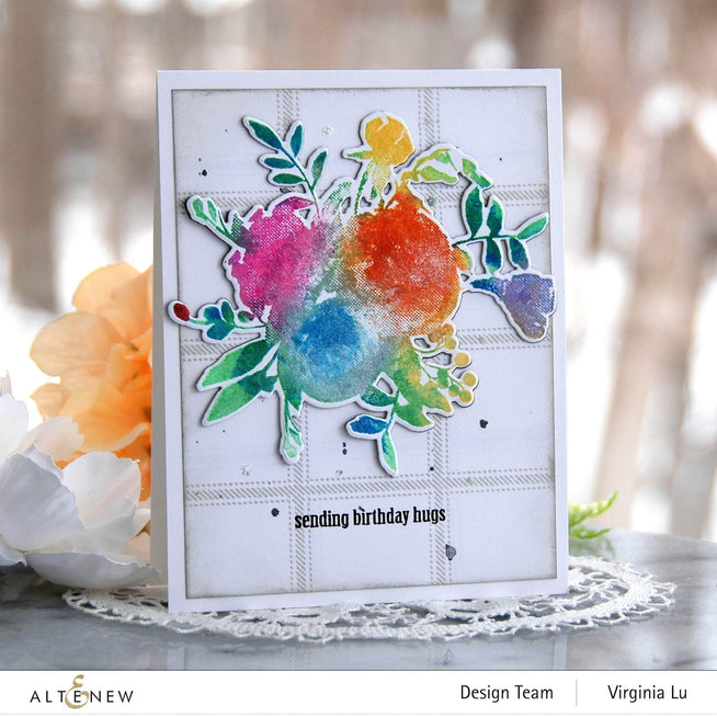 Photocentric Clear Stamps Watercolor Halftone Stamp Set