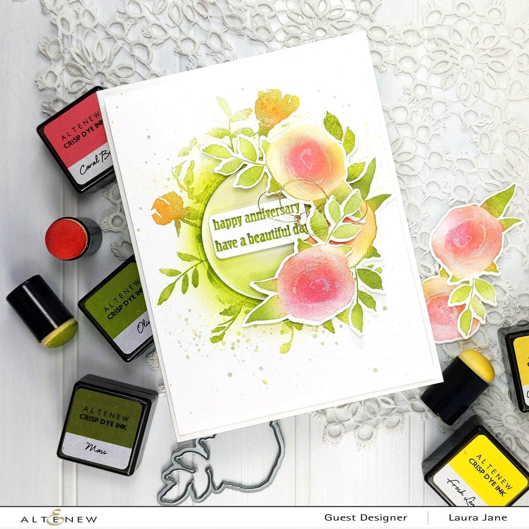 Photocentric Clear Stamps Watercolor Halftone Stamp Set