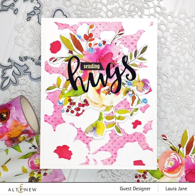 Photocentric Clear Stamps Watercolor Halftone Stamp Set