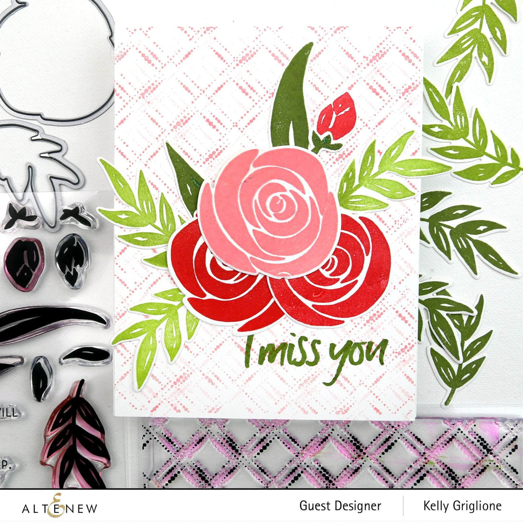 Photocentric Clear Stamps Watercolor Roses Stamp Set