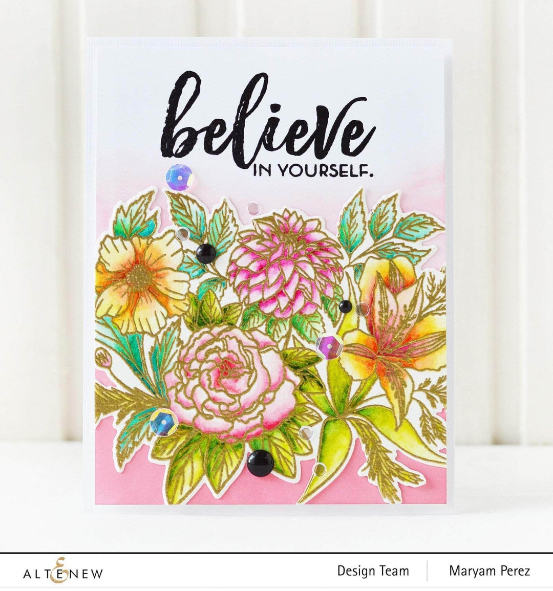 Photocentric Clear Stamps Watercolor Roses Stamp Set