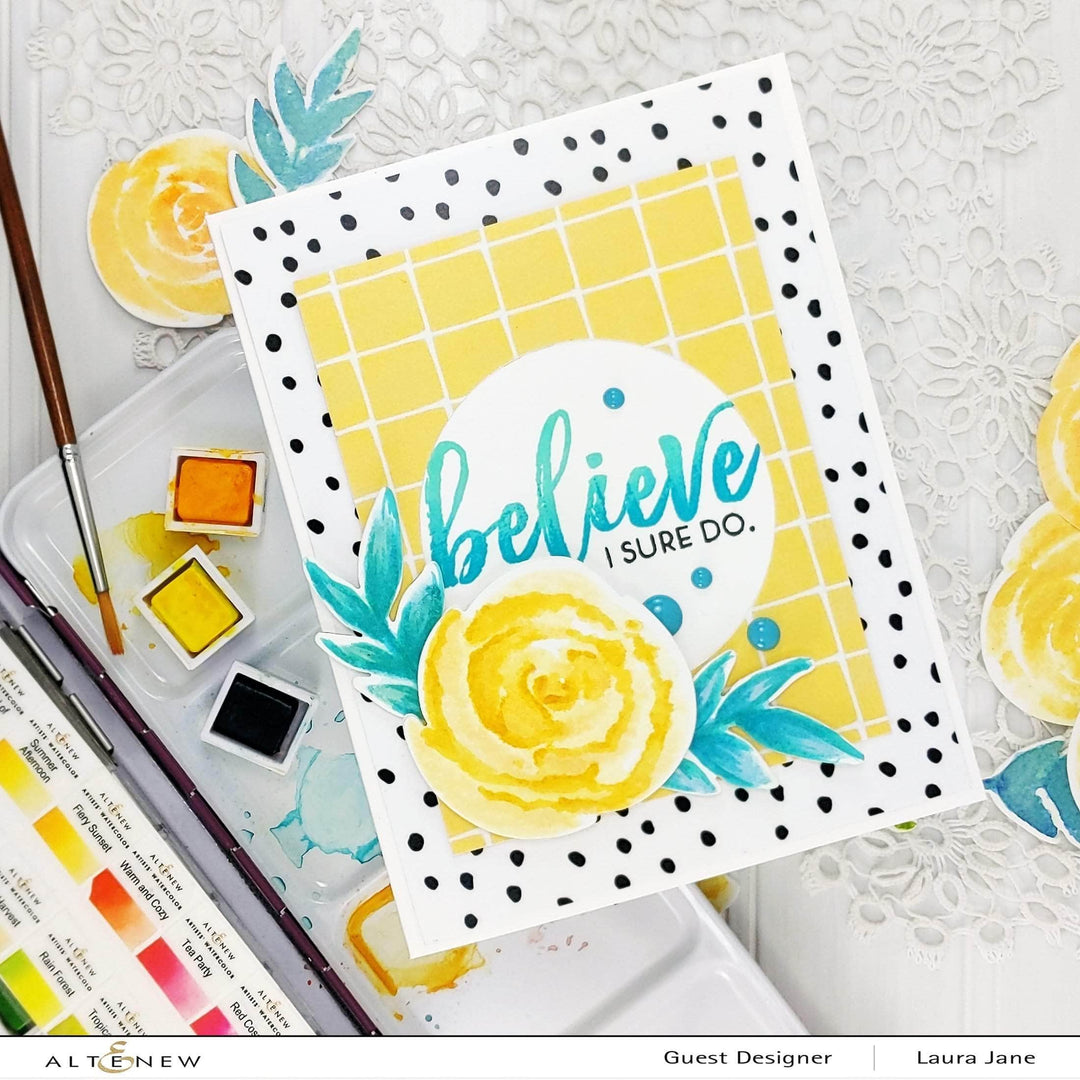 Photocentric Clear Stamps Watercolor Roses Stamp Set