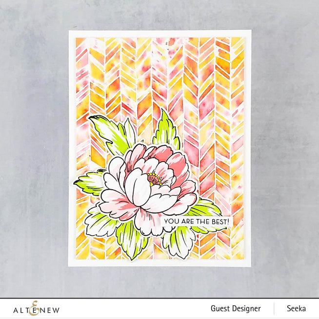 Photocentric Clear Stamps Whimsical Herringbone Stamp Set