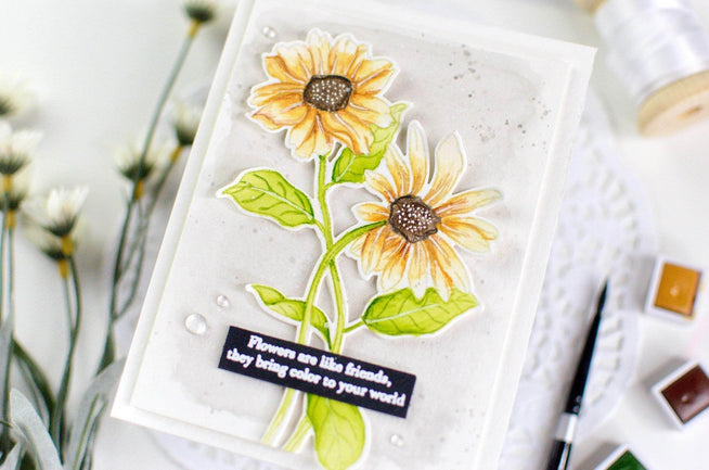 Photocentric Clear Stamps Wild Flora Stamp Set