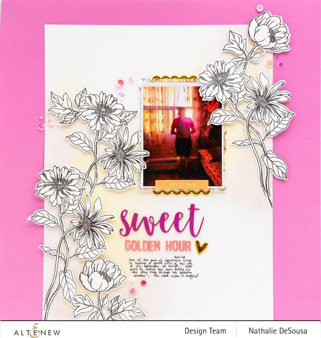 Photocentric Clear Stamps Wild Flora Stamp Set