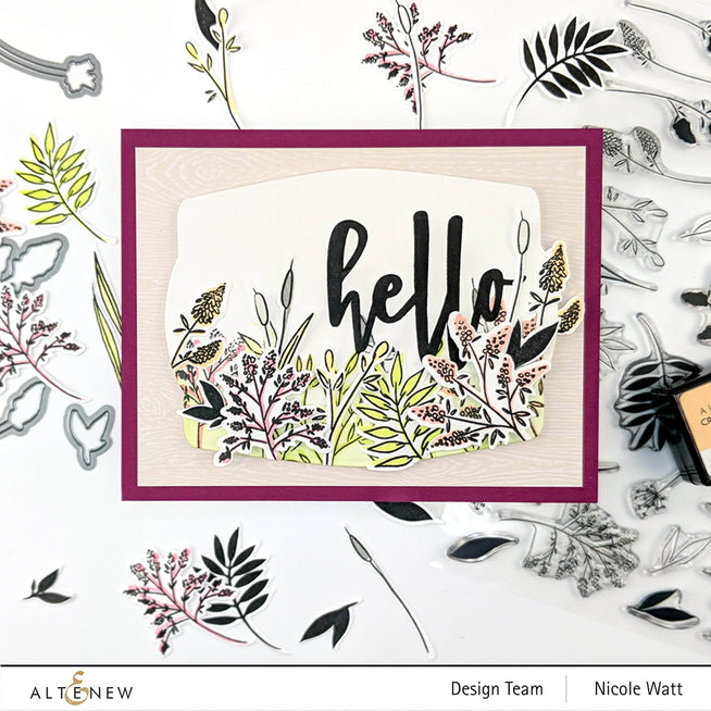 Photocentric Clear Stamps Wildflower Doodles Stamp Set