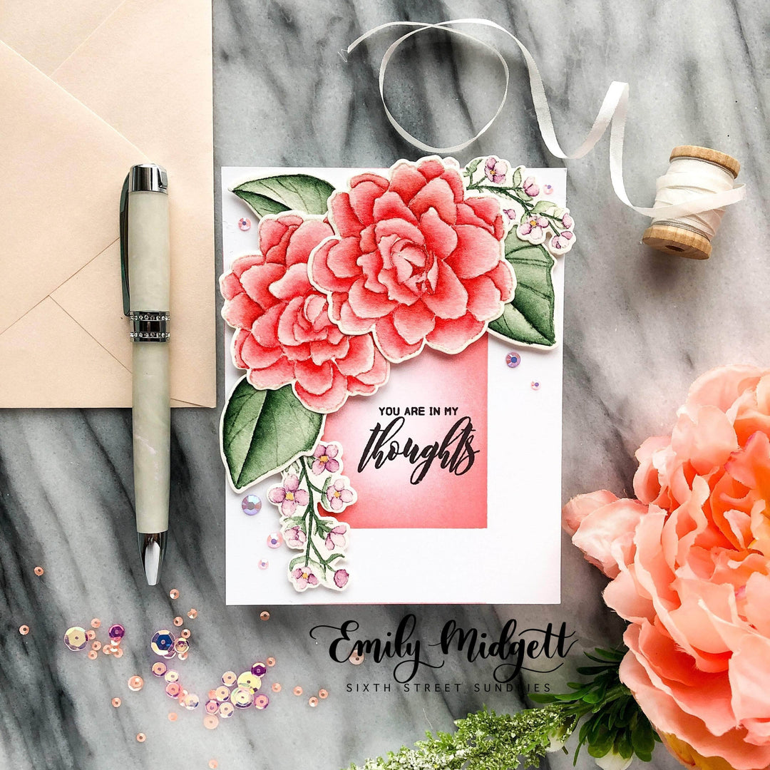 Photocentric Clear Stamps Wispy Begonia Stamp Set