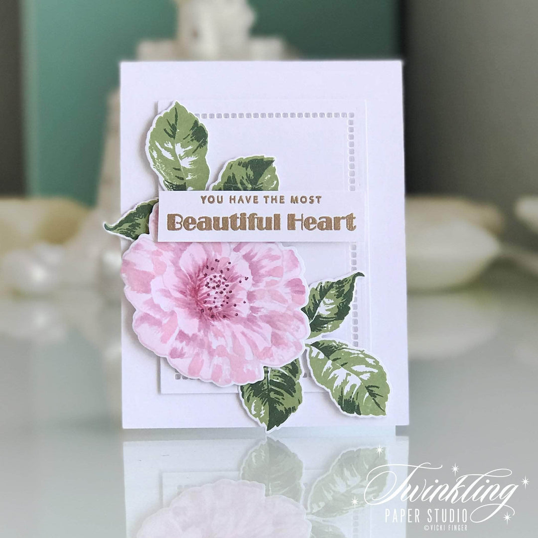 Photocentric Clear Stamps Beautiful Heart Stamp Set