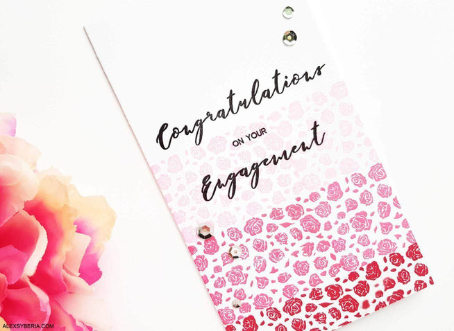 Photocentric Clear Stamps Bed of Roses Stamp Set