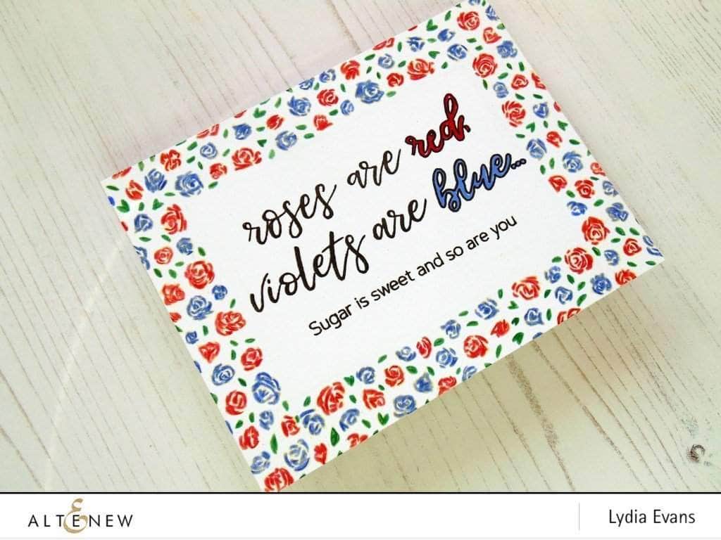 Photocentric Clear Stamps Bed of Roses Stamp Set