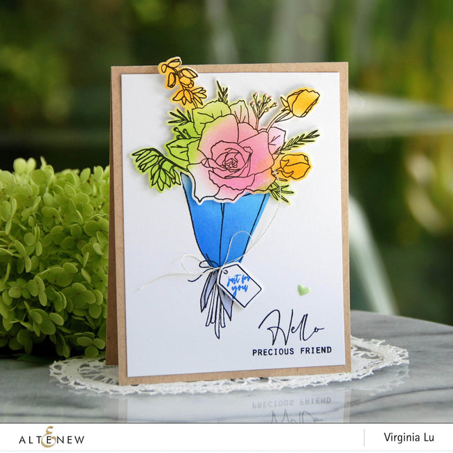 Photocentric Clear Stamps Breezy Bouquet Stamp Set
