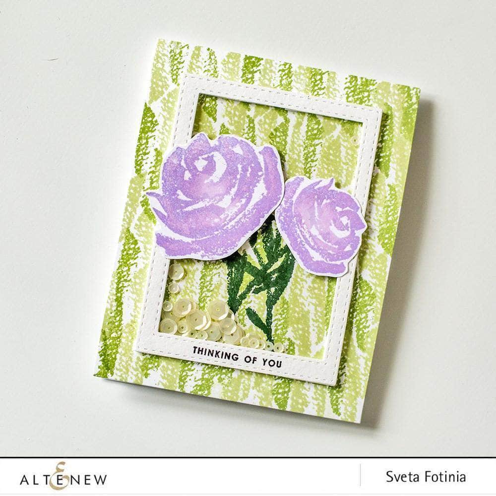 Altenew Clear Stamps Brush Art Floral Stamp Set