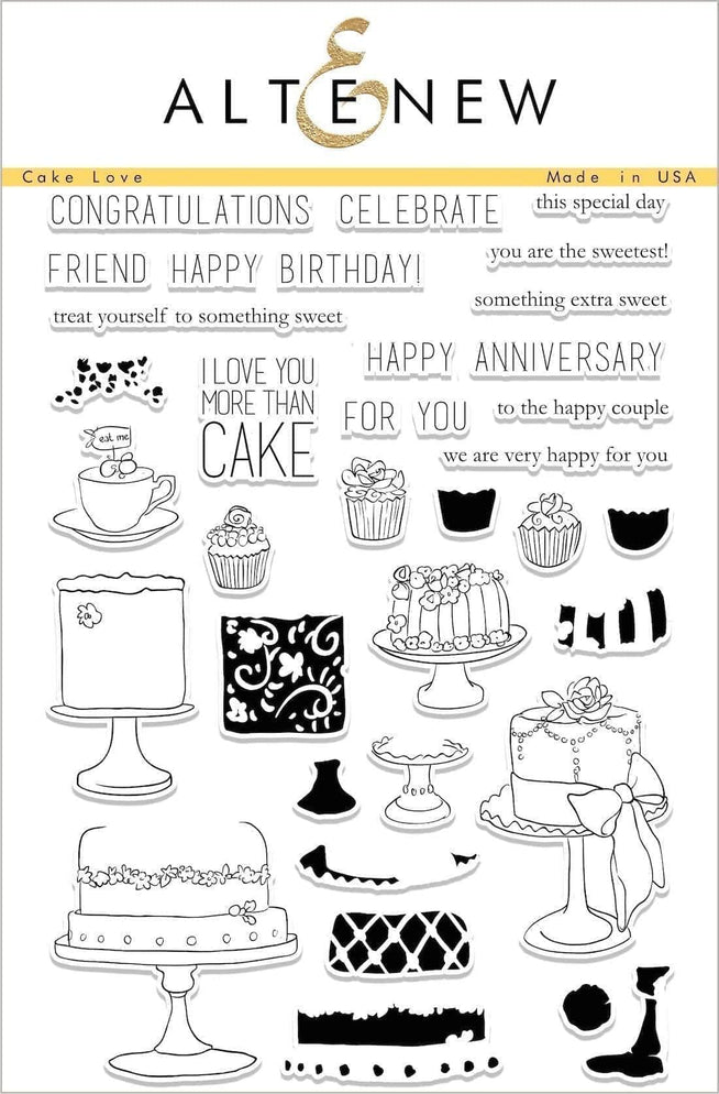 Photocentric Clear Stamps Cake Love Stamp Set
