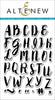 Photocentric Clear Stamps Calligraphy Alpha Uppercase Stamp Set