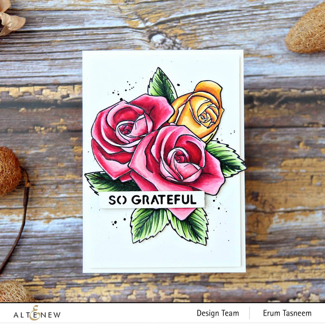 Photocentric Clear Stamps Cartoon Rose Stamp Set