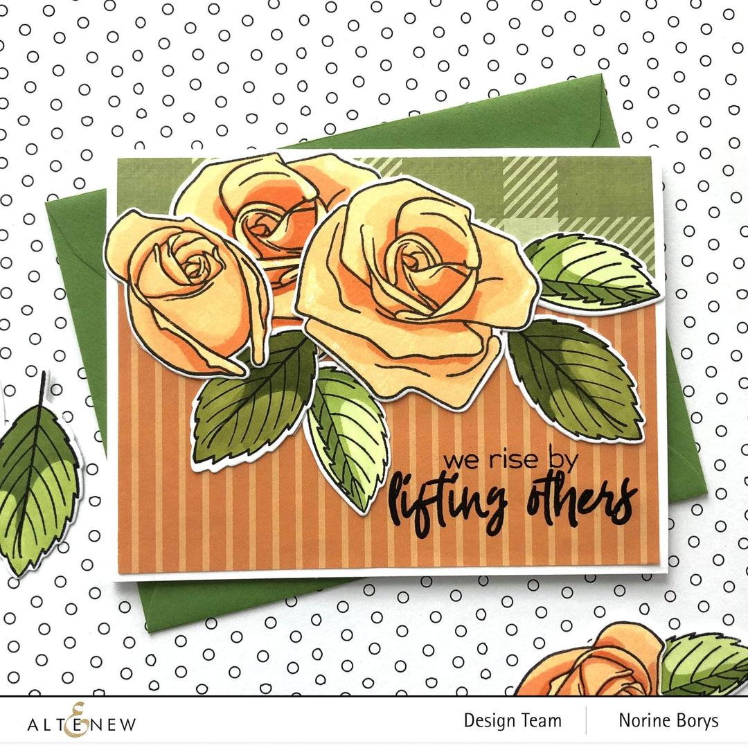 Photocentric Clear Stamps Cartoon Rose Stamp Set