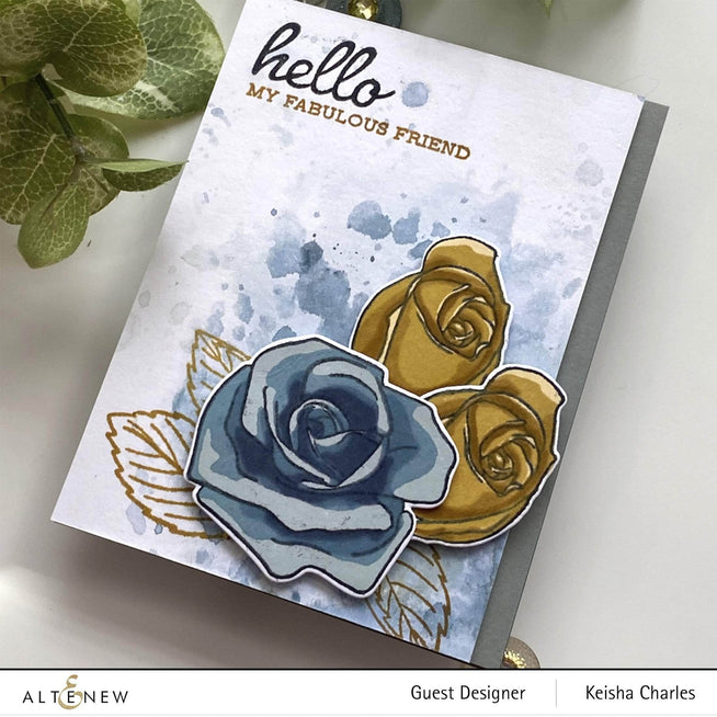 Photocentric Clear Stamps Cartoon Rose Stamp Set