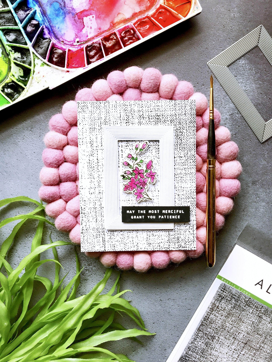 Photocentric Clear Stamps Crown Bloom Stamp Set