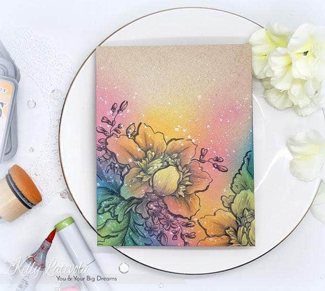 Photocentric Clear Stamps Crown Bloom Stamp Set