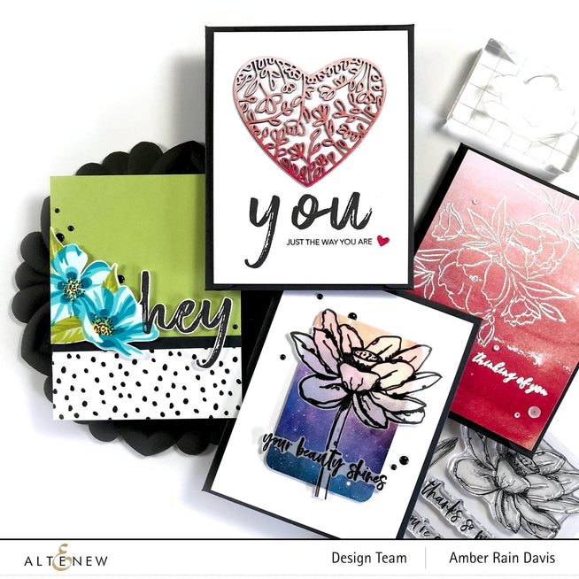 Photocentric Clear Stamps Delicate Bouquet Stamp Set