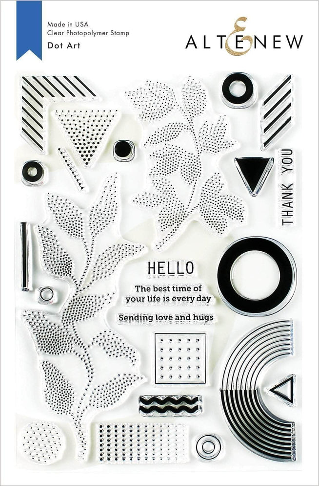 Photocentric Clear Stamps Z - Dot Art Stamp Set