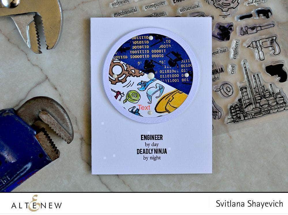 Photocentric Clear Stamps Engineers Rule Stamp Set