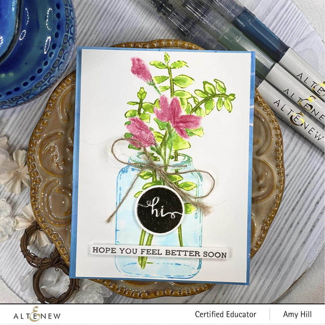 Photocentric Clear Stamps Eucalyptus Jar Stamp Set