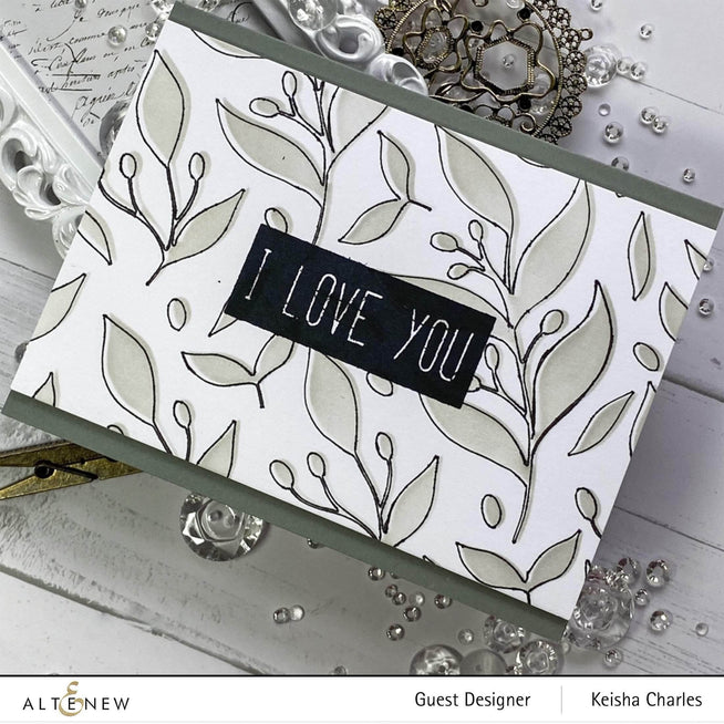 Photocentric Clear Stamps Eucalyptus Jar Stamp Set