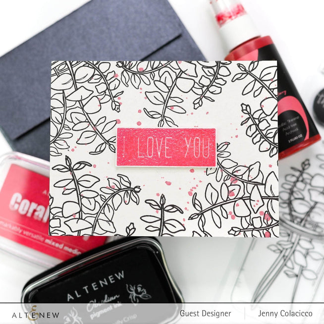 Photocentric Clear Stamps Eucalyptus Jar Stamp Set
