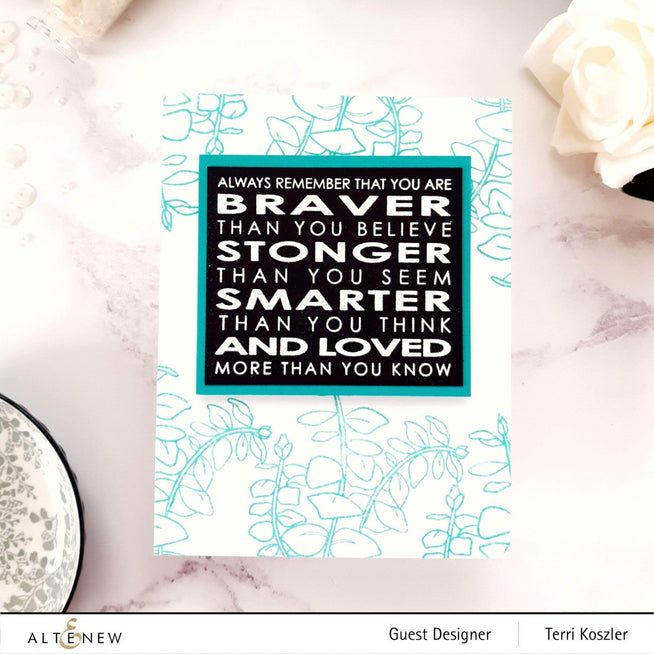 Photocentric Clear Stamps Eucalyptus Jar Stamp Set